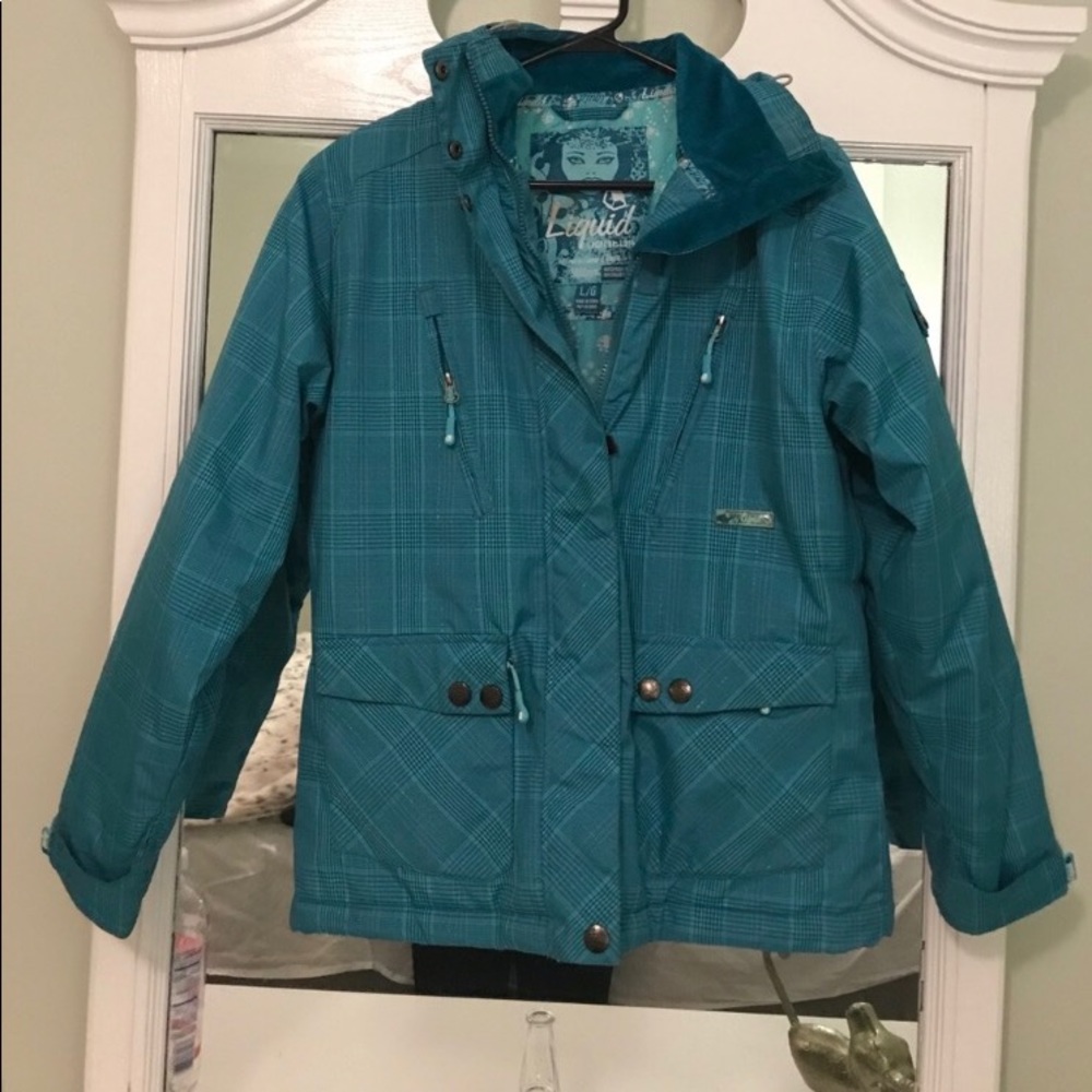 Liquid Snow Jacket size L color blue insulated